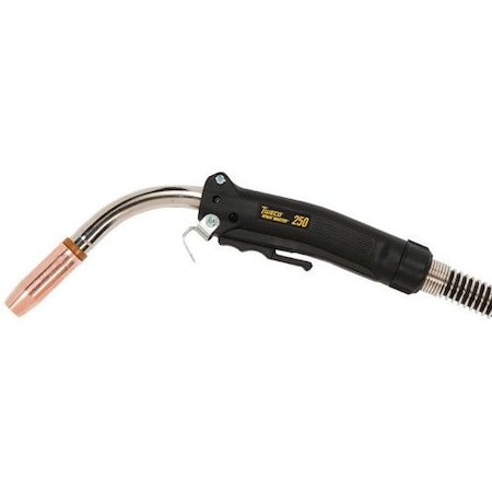 Tweco Tweco 250 Amp Spray Master .035" - .045" Air Cooled MIG Gun - 12' Cable/Euro-Kwik Style Connector 10231126